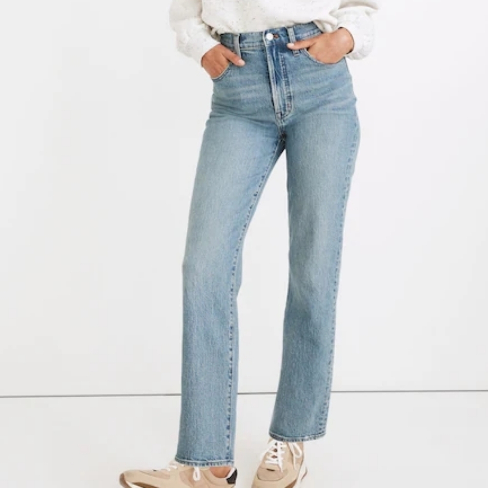 Madewell The Perfect Vintage Straight jeans Hoye wash